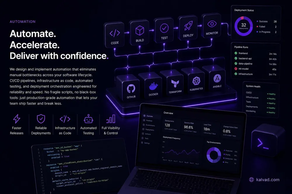 Automation services by Kalvad