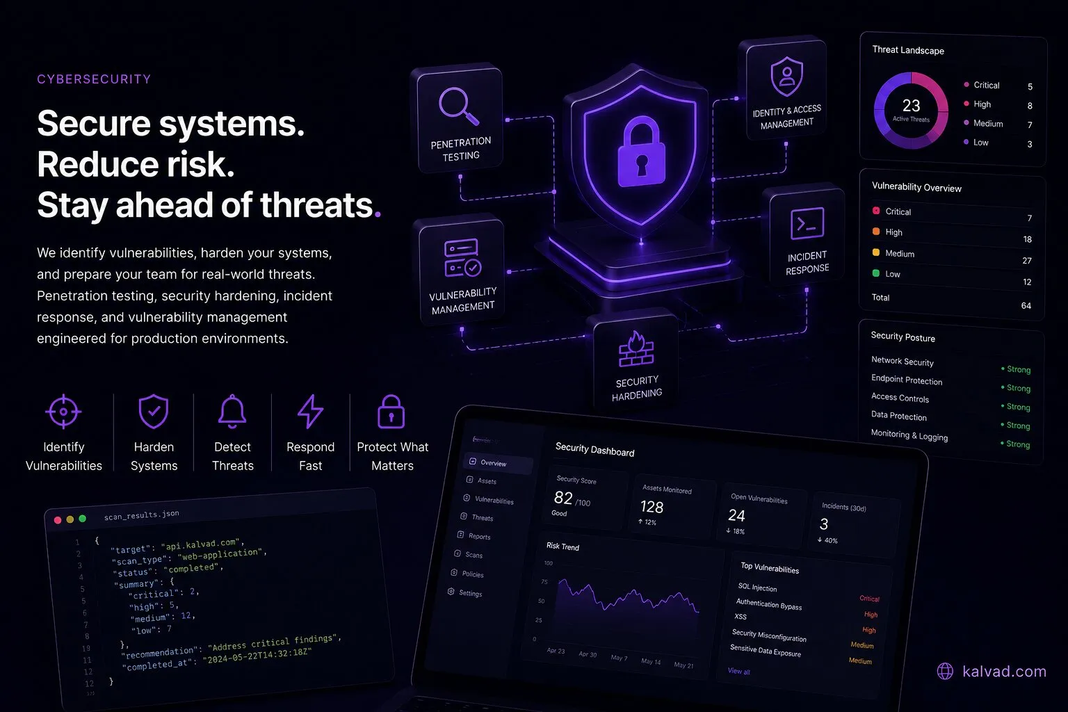 Cybersecurity services by Kalvad